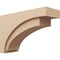 Ekena Millwork 10"W x 30"D x 20"H Classic Rivera Rough Cedar Woodgrain TimberThane Corbel, Primed Tan CORUR10X30X20RIVRCPR - alternate 1